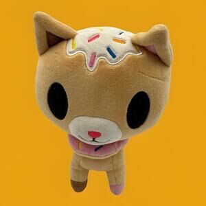 Tokidoki Kawaii Biscottino Donut Sprinkle Cat Kitty 8” Stuffed Plush Toy